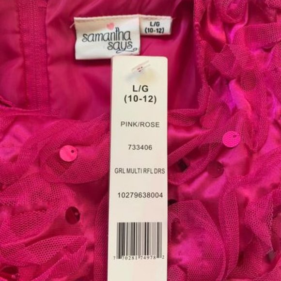 Samantha Says Girls Ruffled Party Dress - Picture 3 of 3